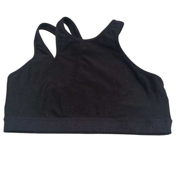 Under Armour Women's Asymmetrical Sport Bra Black Size SM - Picture 1 of 5